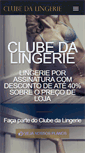 Mobile Screenshot of clubedalingerie.com.br